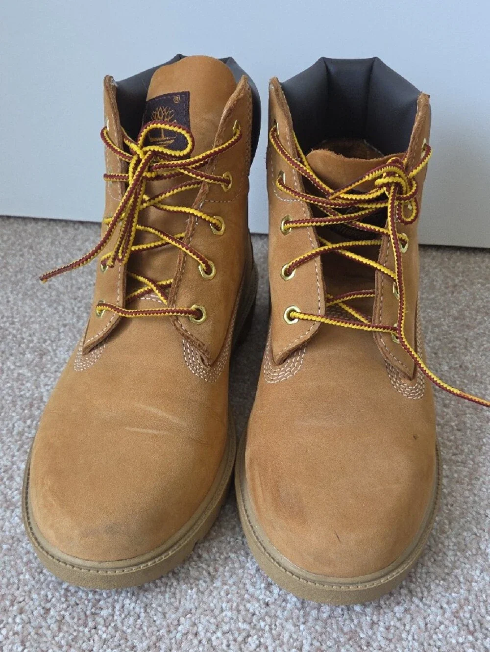 Timberland 6-Inch Premium Waterproof Boots – Wheat – Big Kids Size 6